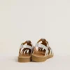 Maxime Junior-Sandalen in Silber mit Mikroglitzer