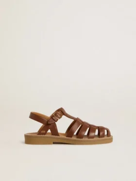 Maxime Young Sandalen aus braunem Leder