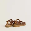 Maxime Young Sandalen aus braunem Leder
