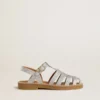 Maxime Young Sandalen in Silber mit Mikroglitzer