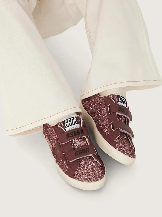 Maxime Young Sandalen in Silber mit Mikroglitzer
