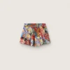 Mädchenshorts mit mehrfarbigem Print