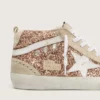 Mid Star für Damen mit rosa Glitzer