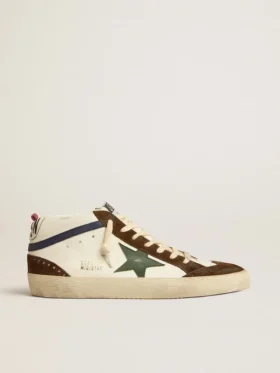 Mid Star mit grünem Lederstern und blauem Lederstreifen
