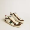 Mid Star mit grünem Lederstern und blauem Lederstreifen