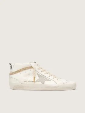 Mid Star mit Stern und Fersenlasche aus Wildleder mit Swarovski-Kristallen