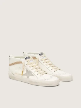 Mid Star mit Stern und Fersenlasche aus Wildleder mit Swarovski-Kristallen