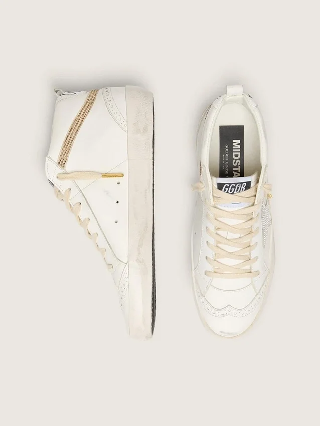 Mid Star mit Stern und Fersenlasche aus Wildleder mit Swarovski-Kristallen