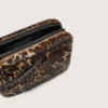 Mini Star Bag aus Ponyleder mit Animal-Print und Ton-in-Ton-Stern