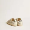 Old School Junior mit Stern aus Wildleder und Fersenlasche aus Metallic-Leder