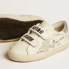 Old School Young mit Stern aus Wildleder und Fersenlasche aus Metallic-Leder