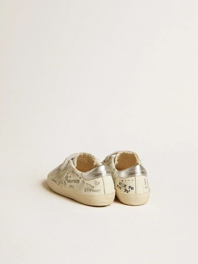 Old School Young mit Stern aus Wildleder und Fersenlasche aus Metallic-Leder