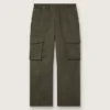 Olivgrüne Cargohose