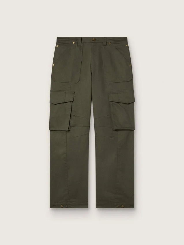 Olivgrüne Cargohose