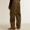 Olivgrüne Cargohose