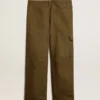 Olivgrüne Cargohose