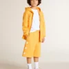 Orangefarbenes Sweatshirt für Jungen mit Reissverschluss