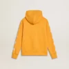 Orangefarbenes Sweatshirt für Jungen mit Reissverschluss