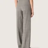 Oversize-Damenhose in grauem Prince-of-Wales-Karomuster