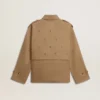 Oversize-Trenchcoat für Damen mit Kristallen