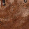 Pasadena-Tasche aus gehämmertem Leder mit Leopardenmuster und kontrastierenden schwarzen Griffen