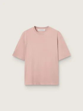 Puderrosa Hemd mit umgekehrtem Logo auf der Rückseite – Jersey Capsule