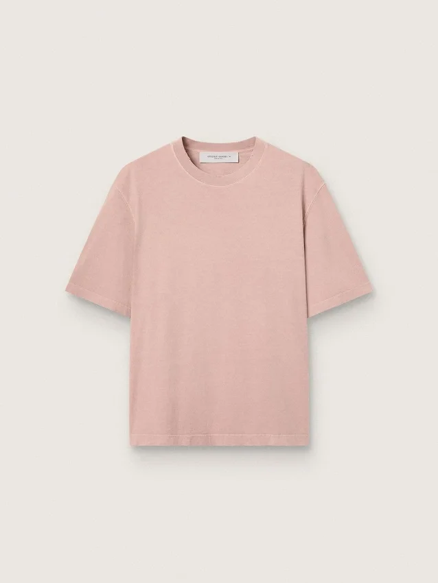 Puderrosa Hemd mit umgekehrtem Logo auf der Rückseite – Jersey Capsule