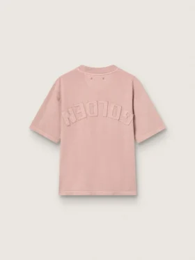 Puderrosa Hemd mit umgekehrtem Logo auf der Rückseite – Jersey Capsule