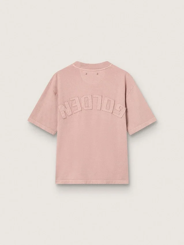 Puderrosa Hemd mit umgekehrtem Logo auf der Rückseite – Jersey Capsule