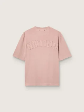 Puderrosa Hemd mit umgekehrtem Logo auf der Rückseite – Jersey Capsule