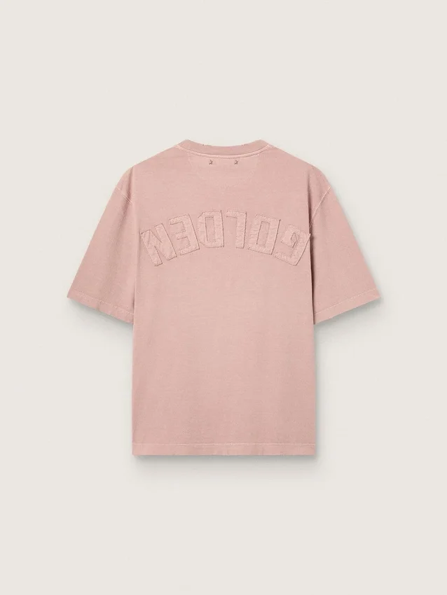 Puderrosa Hemd mit umgekehrtem Logo auf der Rückseite – Jersey Capsule