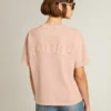 Puderrosa Hemd mit umgekehrtem Logo auf der Rückseite – Jersey Capsule