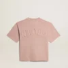Puderrosa Hemd mit umgekehrtem Logo auf der Rückseite – Jersey Capsule
