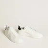 Purestar für Herren mit Lederstern und schwarzer Fersenlasche aus Lackleder