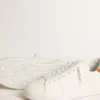 Purestar für Herren mit weissem Lederstern und orangefarbener Fersenlasche