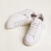 Purestar-Sneaker für Damen mit glitzernder silberner Fersenlasche