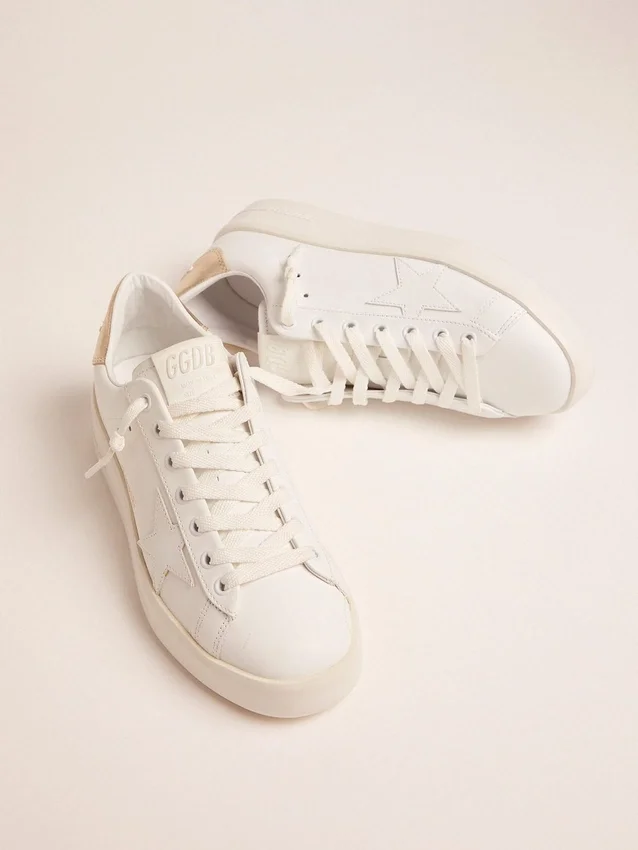 Purestar-Sneaker für Damen mit goldfarbener Fersenlasche