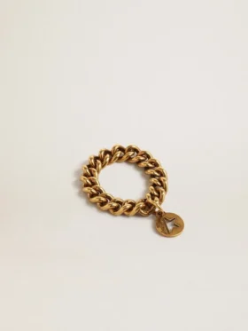 Ring in Antikgoldfarbe mit flexiblen Gliedern