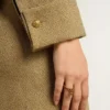 Ring in Antikgoldfarbe mit flexiblen Gliedern