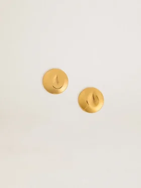 Runde Ohrringe in Gold