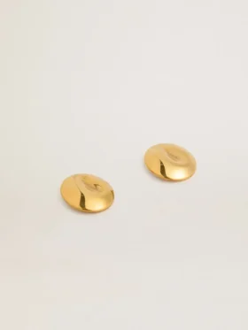 Runde Ohrringe in Gold