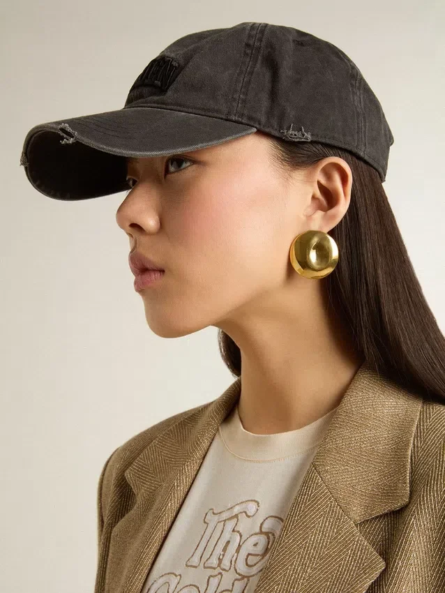 Runde Ohrringe in Gold