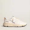 Running Sole aus Nappa mit silbernem Stern und goldener Lederlasche an der Ferse