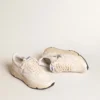 Running Sole aus Nappa mit silbernem Stern und goldener Lederlasche an der Ferse