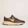 «Running Sole» aus Nylon und Leder mit TPU-Stern und Fersenlasche aus Nubukleder
