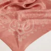 Schal in Altrosa mit Paisley-Print