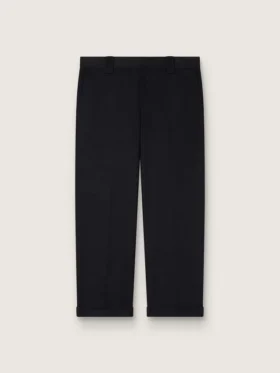 Schwarze Baumwoll-Chinos für Herren