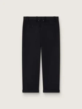 Schwarze Baumwoll-Chinos für Herren