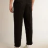 Schwarze Baumwoll-Chinos für Herren
