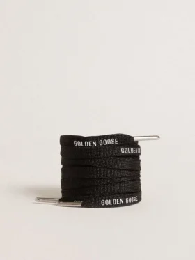 Schwarze Baumwollschnürsenkel
